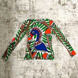 Tory Burch Vibrant Bird Top